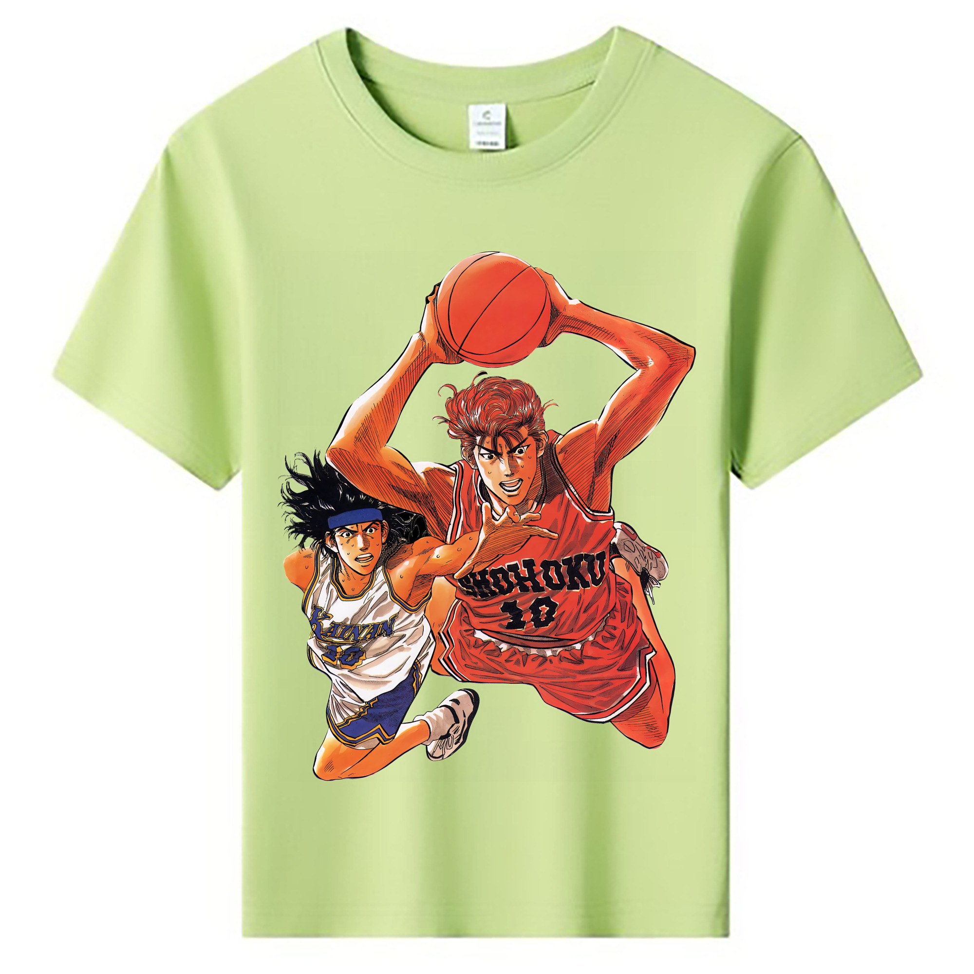 （画像用） SLAM DUNK／スラムダンク 綿100％キッズTシャツ（フロントプリント）